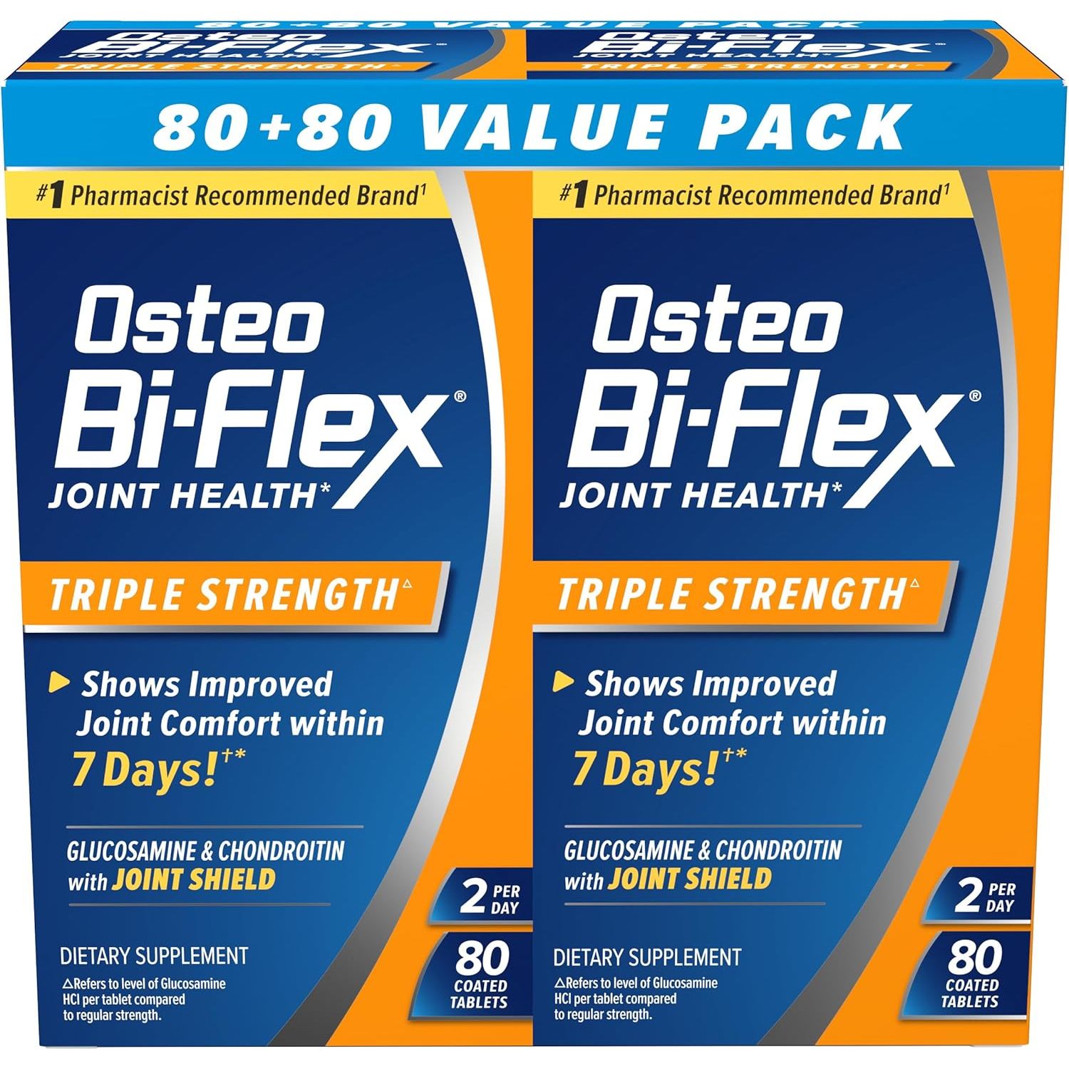 Buy now Osteo Bi-Flex Triple Strength(5), Glucosamine Chondroitin with Vitamin C Joint Health Supplement, Coated Tablets, 120 Count 160 Count (Pack of 1) at indiglob india