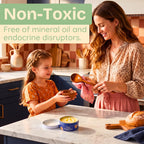 Non-Toxic Wood Wax, Mineral Oil Free, Made of Beeswax & Natural Oils, 7 oz