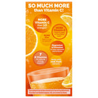 Emergen-C 1000mg Vitamin C Immune Support Powder, Super Orange, 10 ct | B Vitamins for Energy, Zinc and Manganese, Electrolytes, Natural Flavor, Caffeine Free, Portable