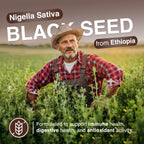 Resilia Ethiopian Black Seed Softgels 1000mg Per Serving | Premium Nigella Sativa Seed Oil Supplement – Digestive & Immune Support Formula – Easy to Swallow Soft Capsules (60 Count)