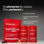 HumanN SuperBeets Heart Gummies Zero Sugar, Pomegranate Berry Flavor, 120 Ct