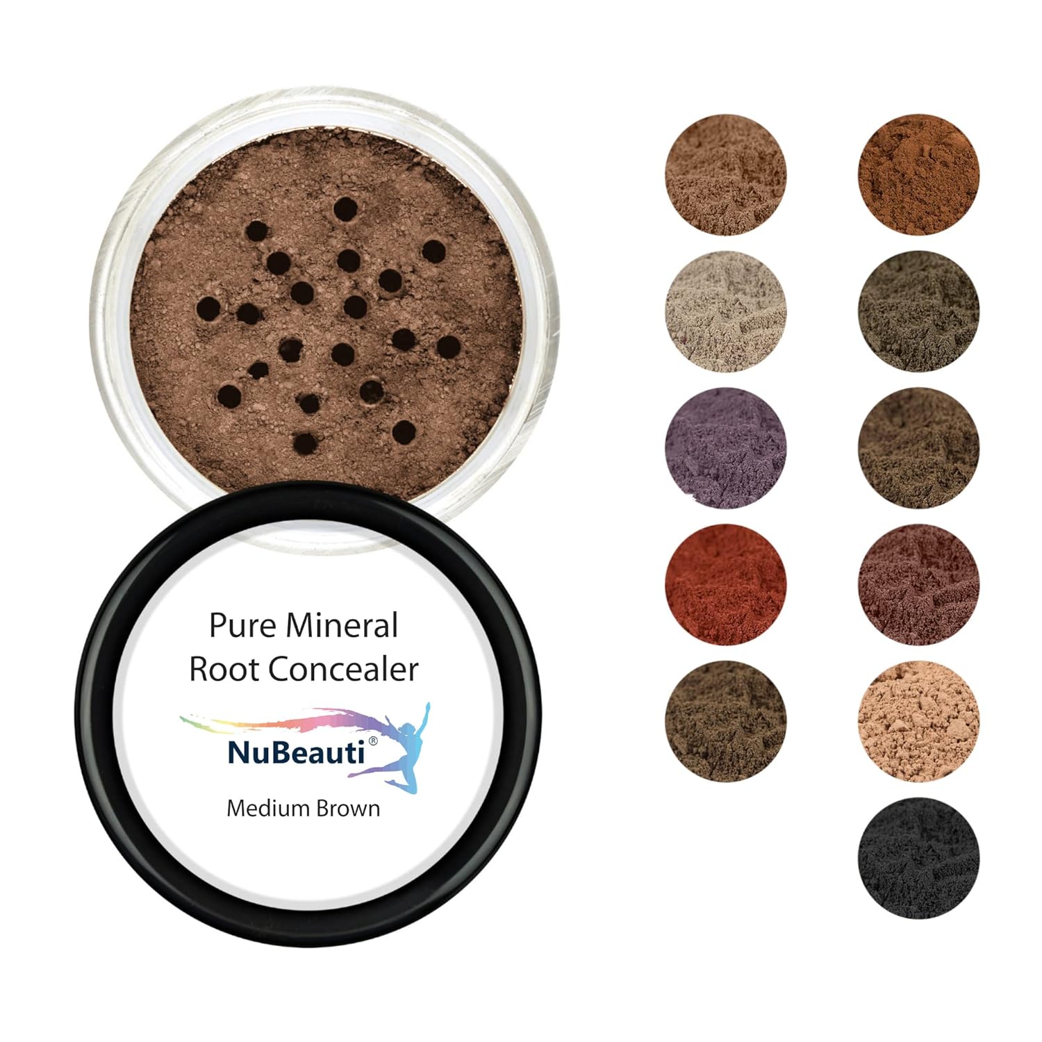 Buy now Hair Root Touch Up Powder - Darkest Brown - 11 True-to-Nature Root Concealer Shades - Longer-Lasting, Easy Hairline Shading with Clean Ingredients - With Brush Medium Brown Without Brush at indiglob india