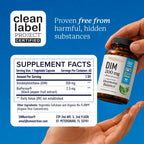 DIM Supplement 200 mg, Estrogen Balance for Women & Men, Doctor-Formulated | Hormonal Acne Menopause Hormone Balance & Antioxidant Support, Clean Label Project Certified Diindolylmethane, 60 Capsules