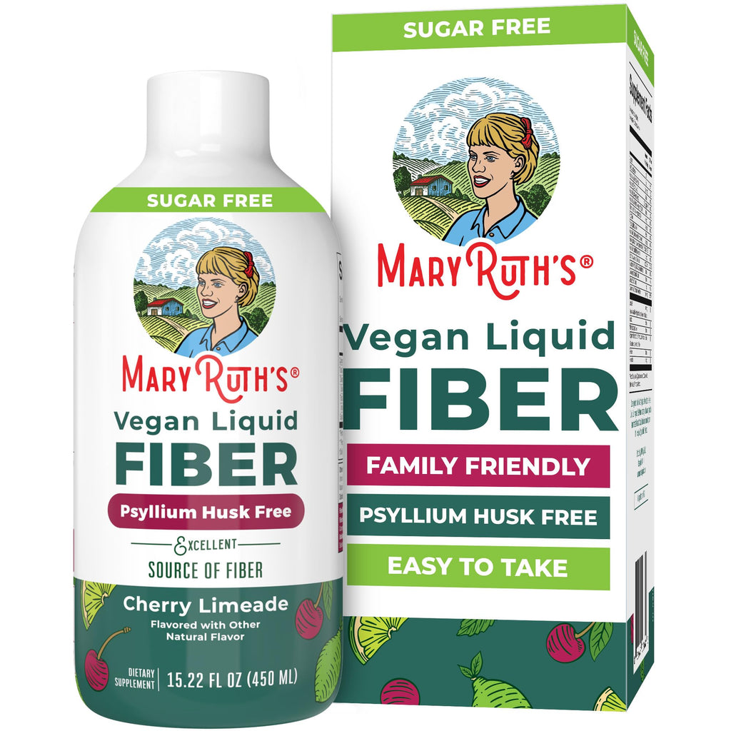 MARYRUTH'S Liquid Fiber for Ages 1+, Baobab Fruit, No Added Sugar, 15.22 oz