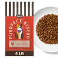 Merrick Purrfect Bistro Natural Dry Cat Food for Adult Cats, 4 lb. Bag