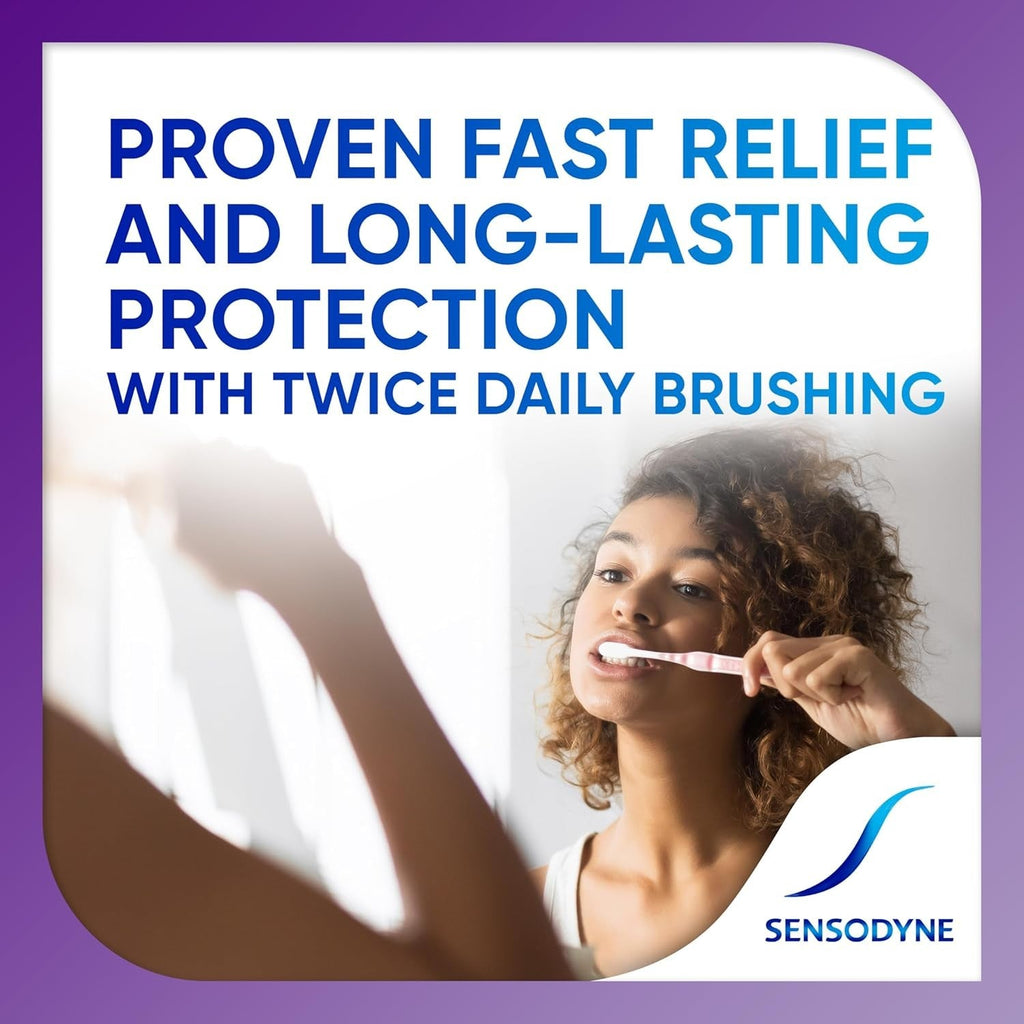 Buy now Sensodyne Rapid Relief Sensitive Toothpaste, Cavity Prevention and Sensitive Teeth Treatment - 3.4 Ounces at indiglob india