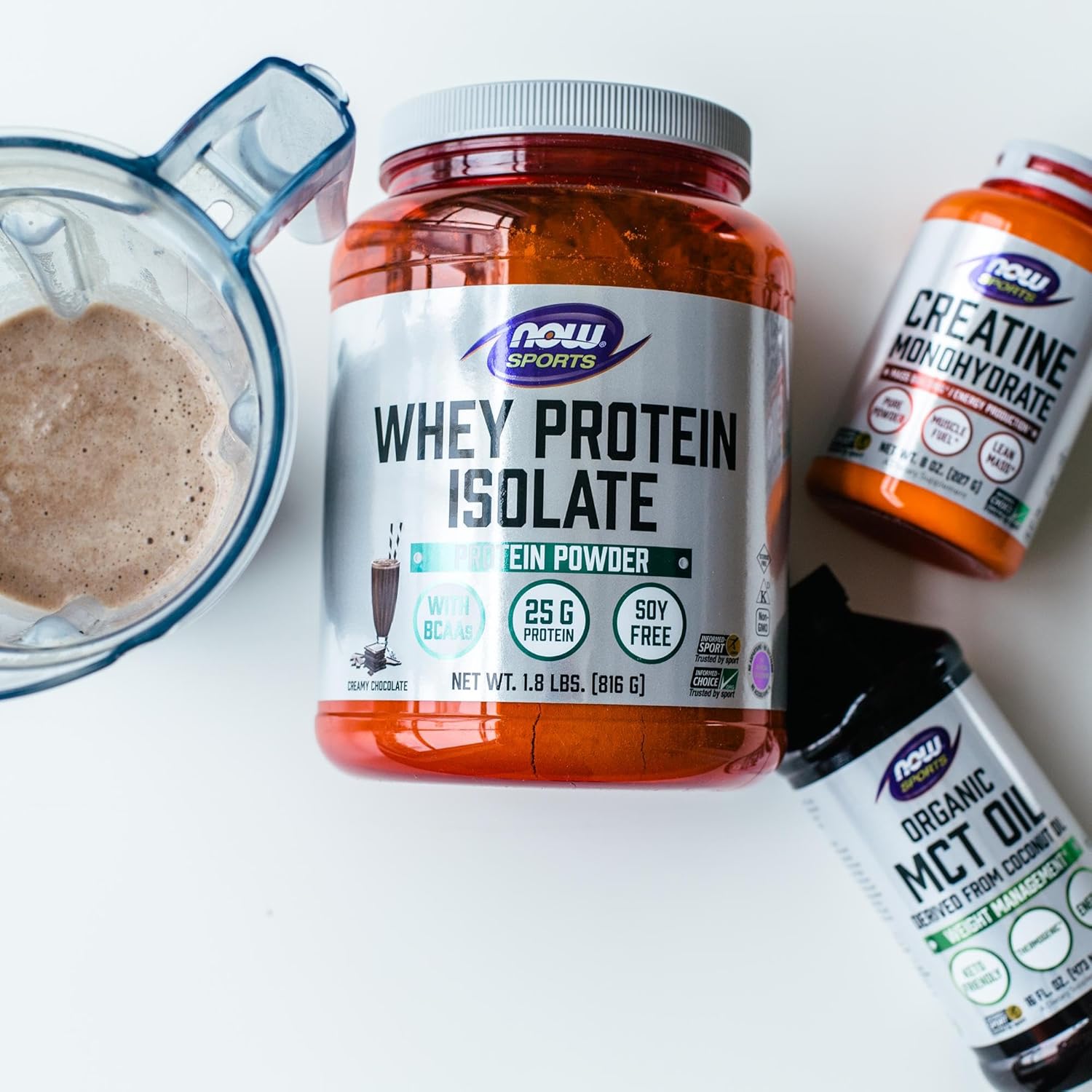 Buy now NOW Foods Sports Nutrition, Whey Protein Isolate, 25 g With BCAAs, Creamy Chocolate Powder, 1.8-Pound at indiglob india