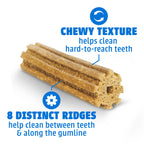 Dentalife Purina Daily Oral Care Dental Dog Treats, Small/Medium, 60 ct