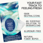 Pacifica Beauty Coconut Milk & Essential Oils Underarm Deodorant Wipes, Helps Remove Odor, Aluminum-Free, Vegan & Cruelty-Free, 30 Wipes (4-Pack)