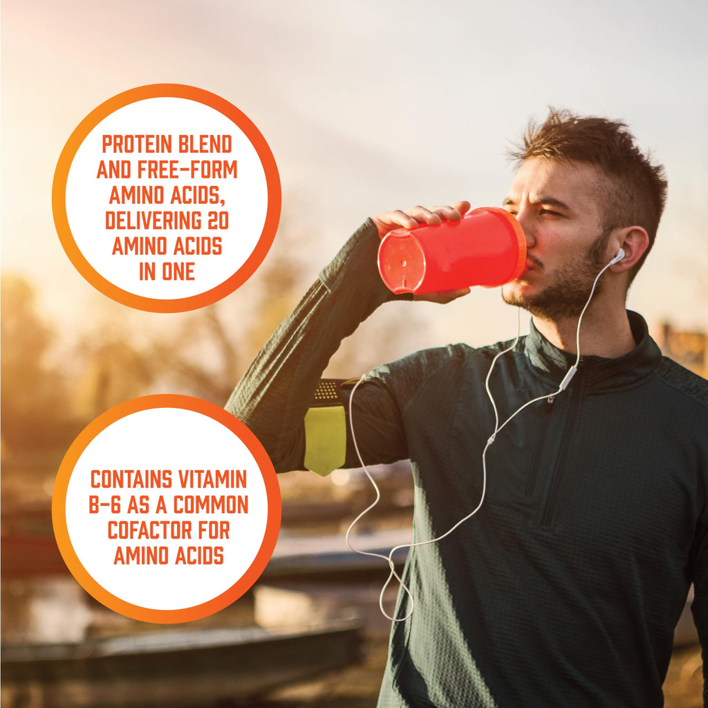 Now Sports Nutrition, Amino Complete, Protein Blend with 20 Aminos and B-6, 120 Veg Capsules