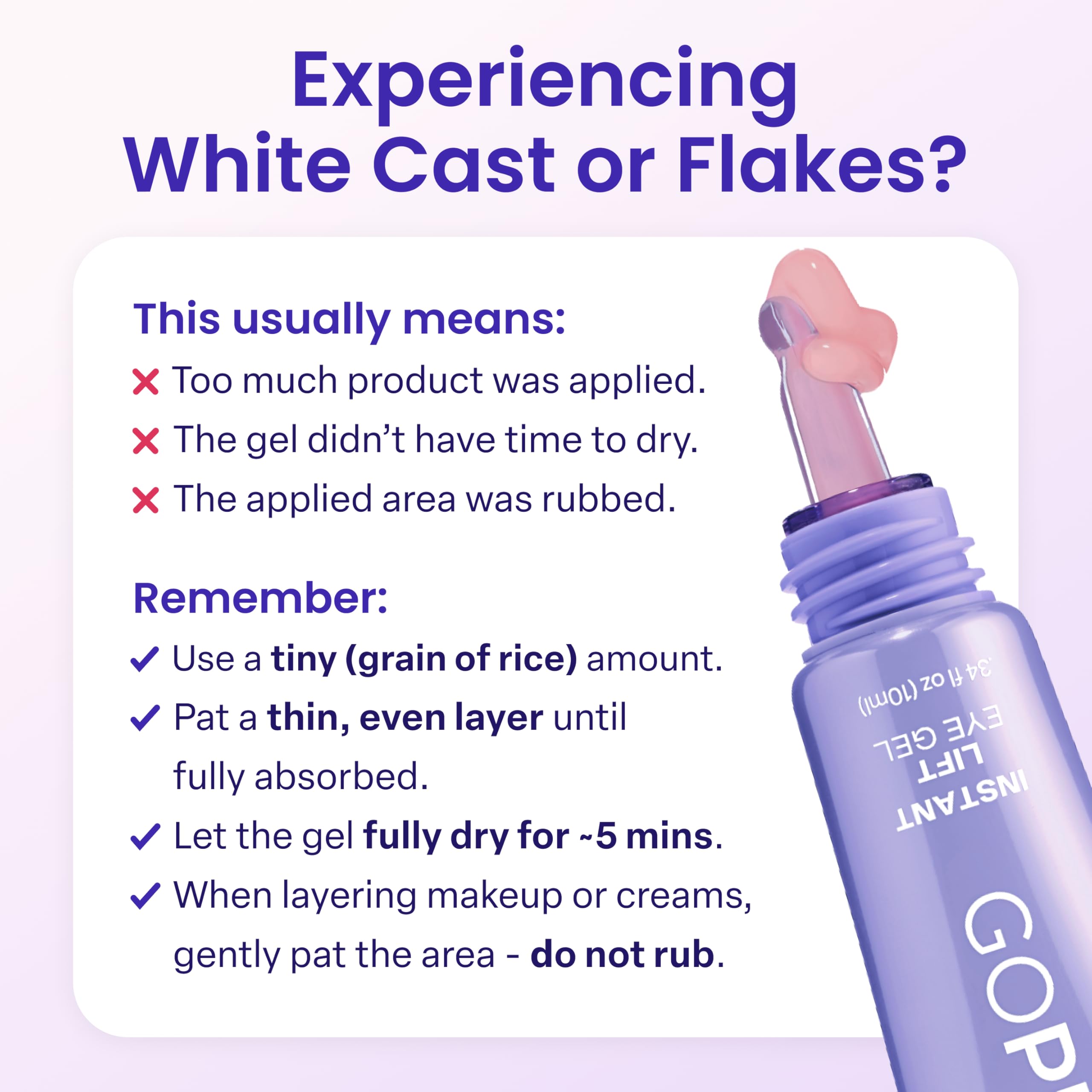 goPure NEW Instant Lift Eye Gel - To Imrove the look of Eye Bags, Wrinkles, Fine Lines and Dark Circles, Anti Aging Skin Care with MaxLift3 Biotech