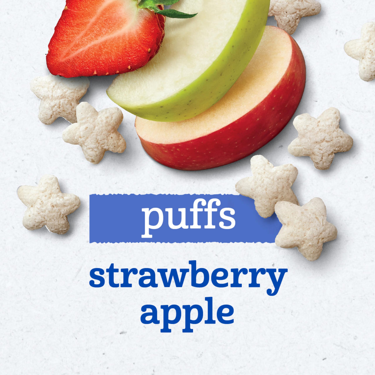 Gerber Stage 3 Strawberry Apple Puffs, 1.48 Oz, 6 Pack