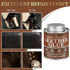 Leather Glue, 130ml Waterproof High Strength Adhesive, Clear Flexible Repair Cement for Bonding Between Sofas, Car Seats, Saddles, Crafting, DIY Projects