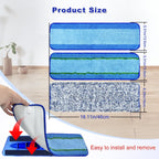 6 Pack Microfiber Cleaning Replacement Pad for Bona Mop,Washable Reusable Microfiber Cleaning Mop Pad for Hardwood Floor,Wet Dry Use,2 Deep Cleaning Pad+2 Microfiber Cleaning Pad+2 Dusting Mop Pad