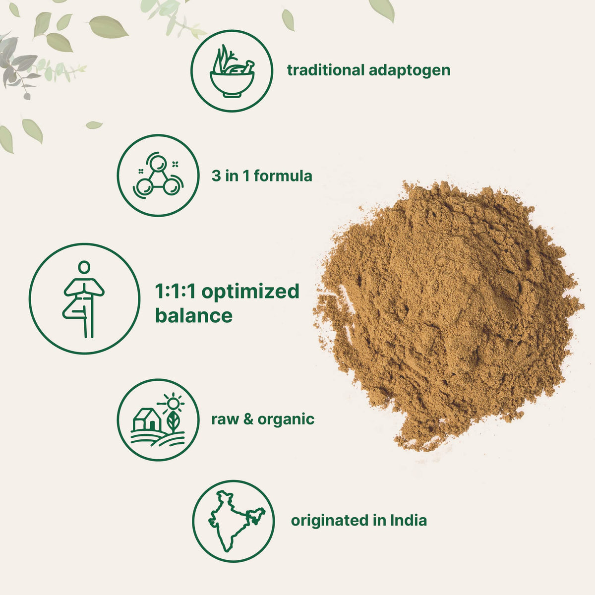 Organic Triphala Powder, 2 Pounds (Amla + Haritaki + Bibhitaki) | India Origin, Herbal Adaptogen Supplement, Supports Colon & Immune Health | Vegan, No GMOS