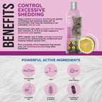 Shed-X Shed Control Shampoo for Cats, 8 oz, Vitamins & Antioxidants