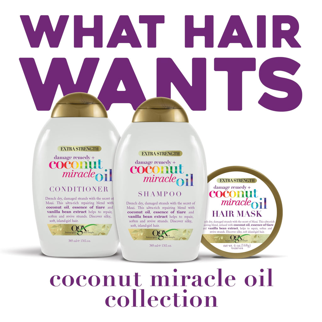 OGX Extra Strength Damage Remedy + Coconut Oil Shampoo & Conditioner Set