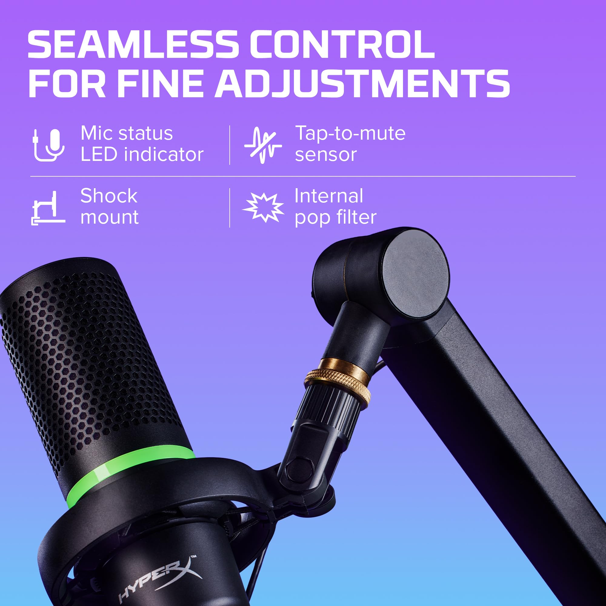 Buy now HyperX DuoCast – RGB USB Condenser Microphone for PC, PS5, PS4, Mac, Low-profile Shock Mount, Cardioid, Omnidirectional, Pop Filter, Gain Control, Gaming, Streaming, Podcasts, Twitch, YouTube, Discord at indiglob india