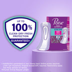 Poise Ultra Thin Incontinence Pads for Women, 5 Drop, Long, 180 ct