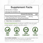 DEAL SUPPLEMENT Korean Red Panax Ginseng Root Extract, 240 Softgels