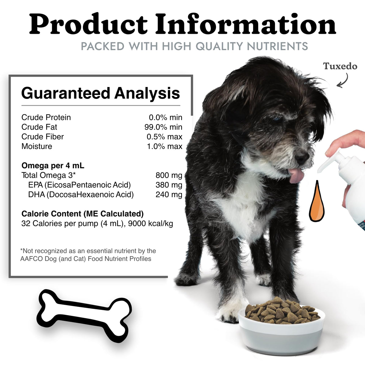 Fish Oil for Dogs, Healthy Skin & Coat Salmon Pollock Liquid Omega 3, 64 oz