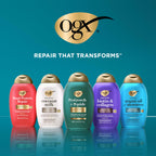OGX Nourishing + Coconut Milk Shampoo & Conditioner Set, 2 x 13 fl. oz | Hydrates & Softens Hair, Lipi Pro Shield Technology, Creamy Coconut Milk, White Peach & Shea Butter Scent