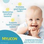 Infants' Mylicon Daily Probiotic Drops, for Colic and Fussiness, 8mL, 21 Daily Doses | Daily probiotic drops help relieve crying & fussiness from colic - Support digestive and immune health - 21 daily doses