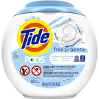 Buy now Tide PODS Free & Gentle Laundry Detergent Soap Pacs, 81 Count, Tide PODS Laundry Detergent at indiglob india
