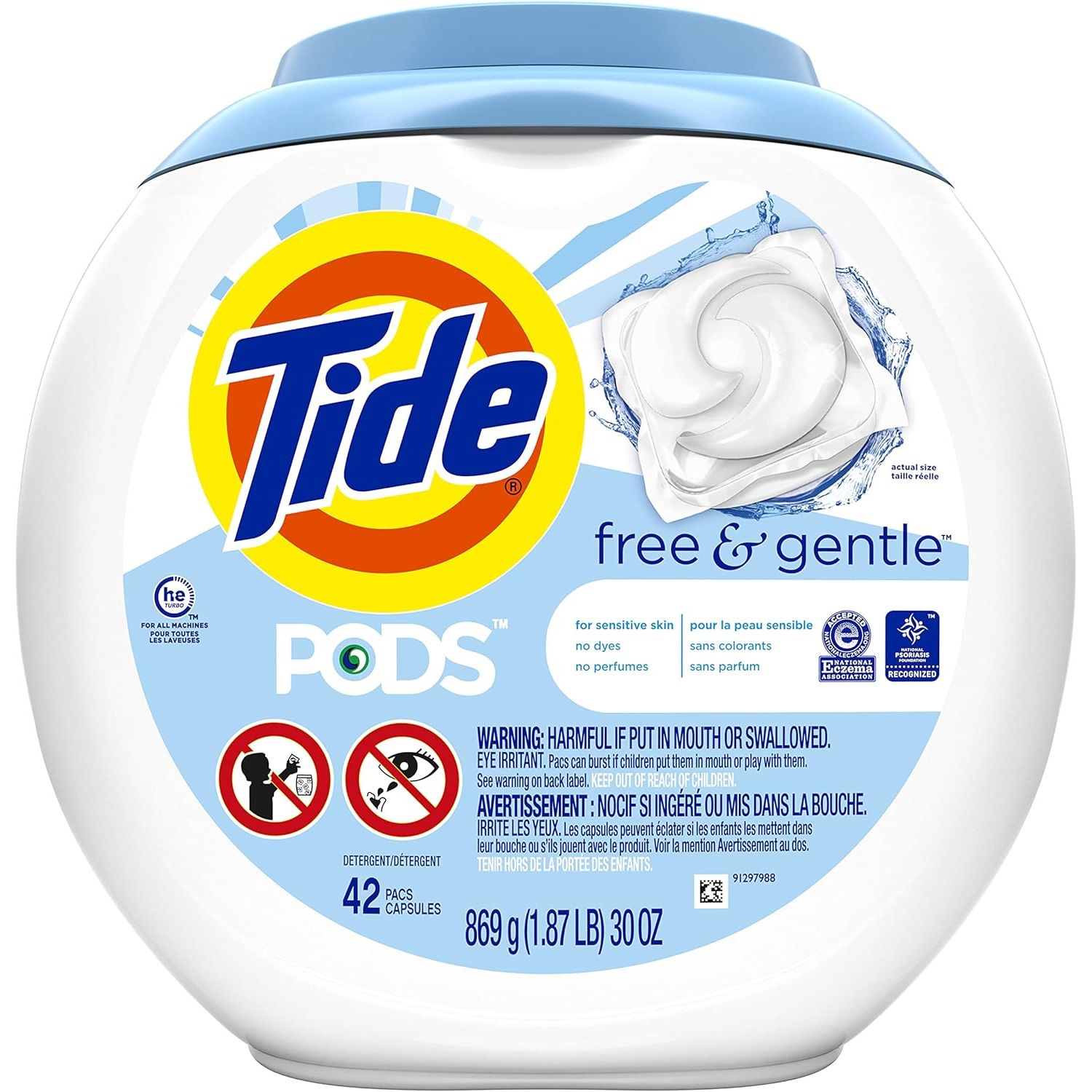 Buy now Tide PODS Free & Gentle Laundry Detergent Soap Pacs, 81 Count, Tide PODS Laundry Detergent at indiglob india