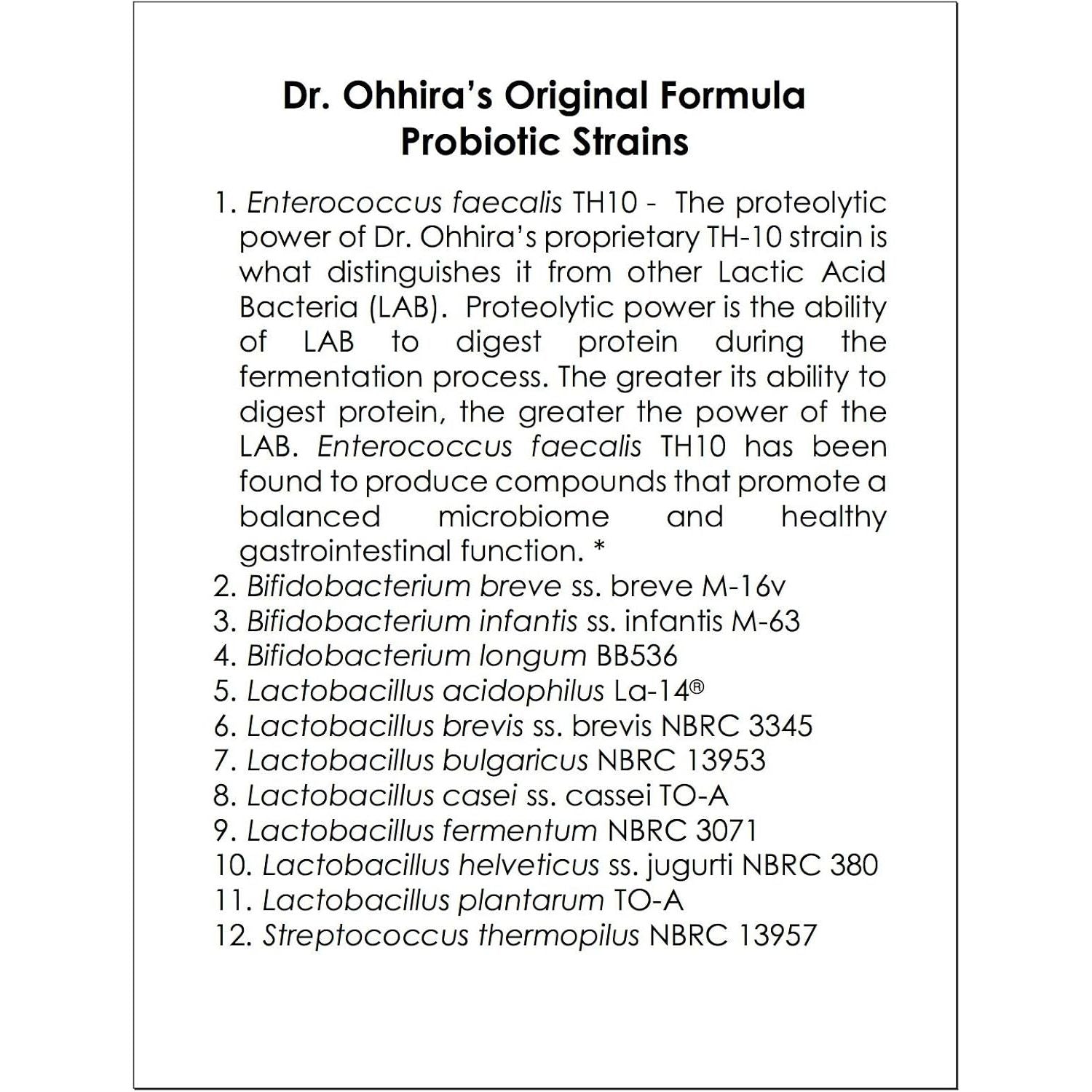 Buy now Dr. Ohhiraâ€™s Probiotics Original Formula with 3 Year Fermented Prebiotics, Live Active Probiotics and The only Product with Postbiotic Metabolites, 30 Capsules at indiglob india
