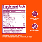 Metamucil, Psyllium Husk GLP-1 Friendly Fiber Capsules, 300 Capsules, 3-in-1 Fiber Supplement, Daily Psyllium Husk Fiber Capsules Help Support Digestive Health by Promoting Regularity*