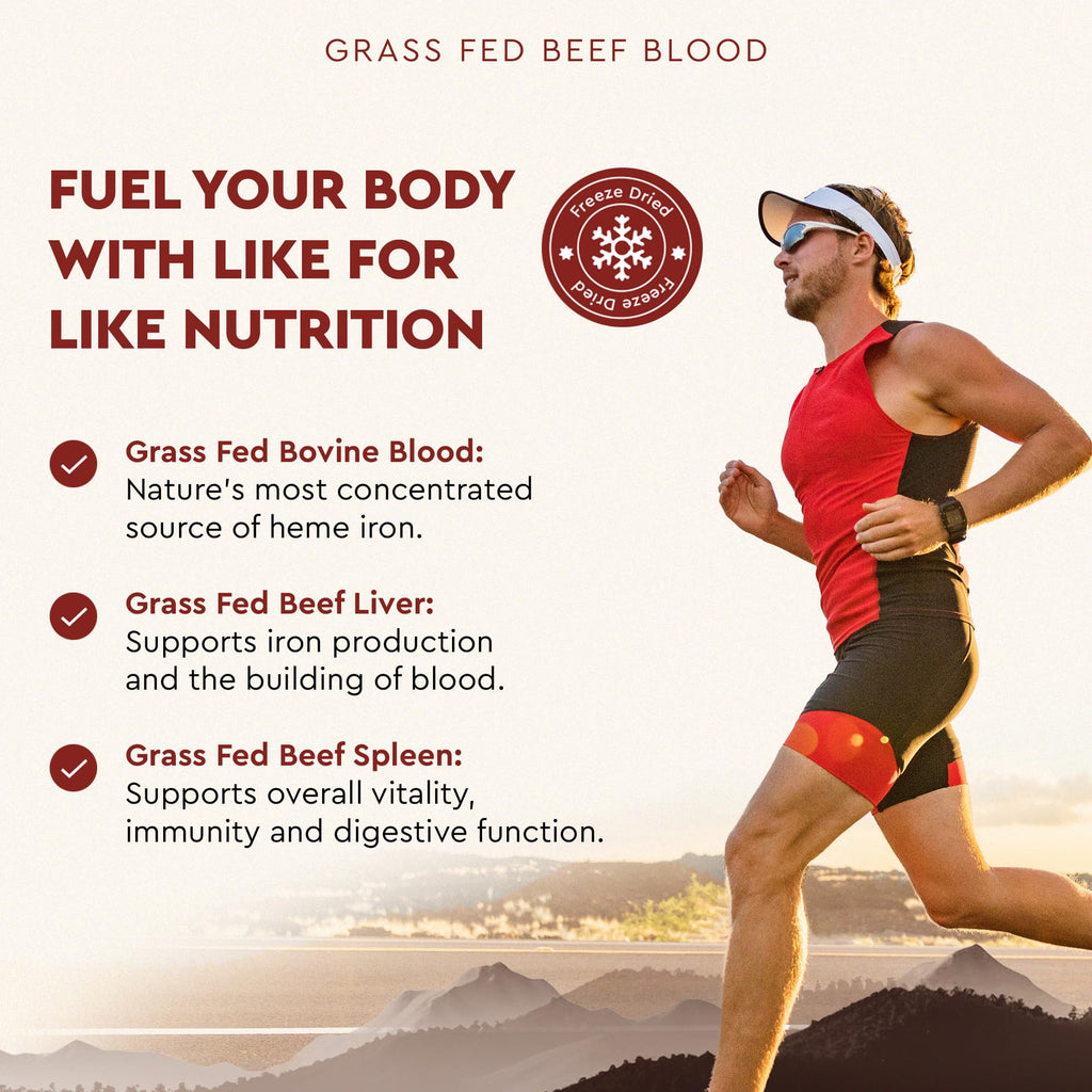 Ancestral Supplements Blood Health Supplement, Organ Formula, 500mg, 180 Ct