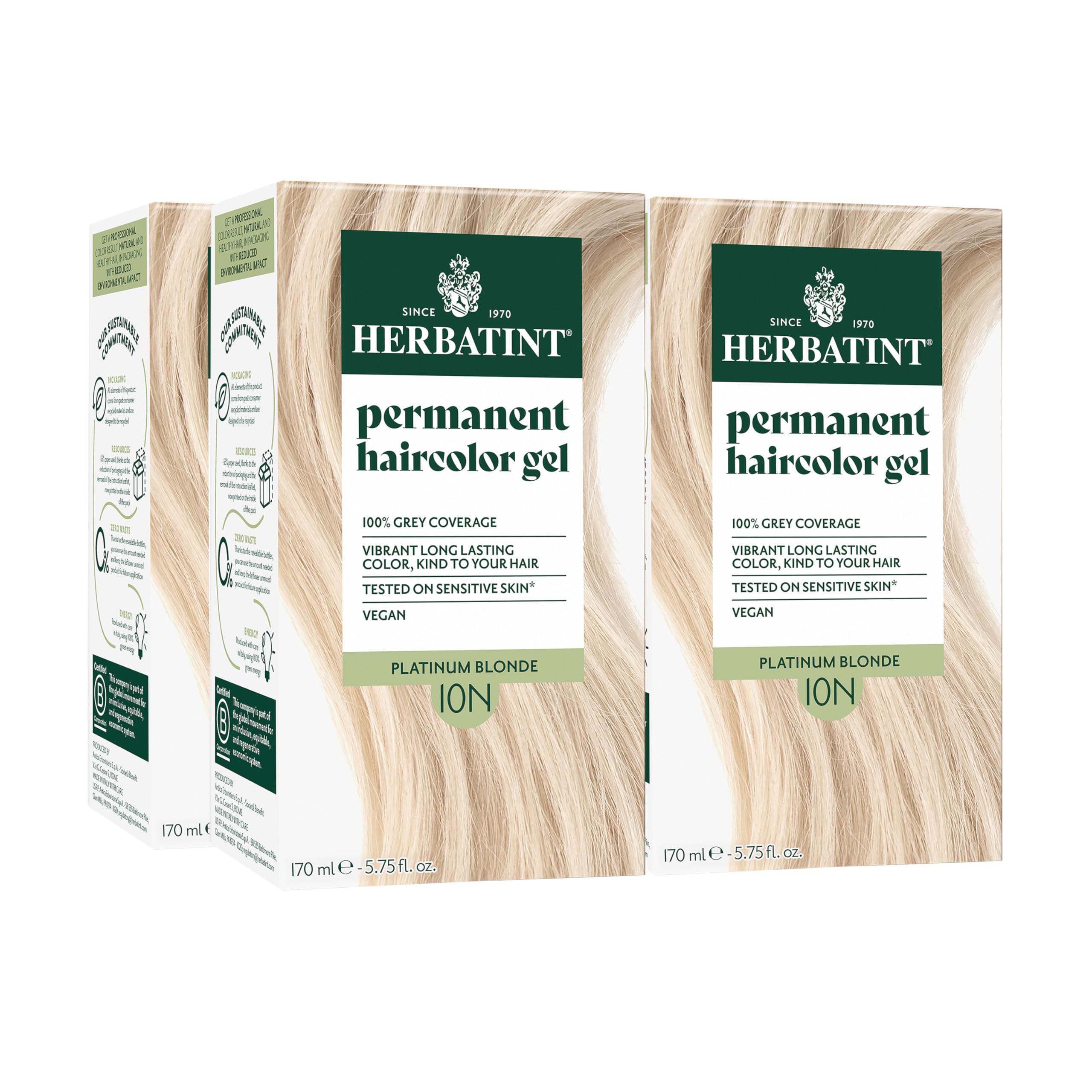 Buy now Herbatint Permanent Hair Dye For Women - 4N Chestnut - For Up To 100% Gray Coverage of Resistant Gray Hair - Ammonia-Free, Alcohol-Free & Vegan - Salon Influenced Hair color 5.75 fl oz at indiglob india