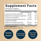 Advanced Electrolyte Pills, 240 Capsules | Salt Pills with Electrolytes for Fasting Hydrating | Made with Himalayan Pink Salt, Sodium, Potassium, Magnesium & More – Keto, Unflavored, No Sugar, Non-GMO