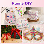 Gem Stickers, 5154Pcs Self-Adhesive Gems for Kids Crafts Scrapbook Supplies