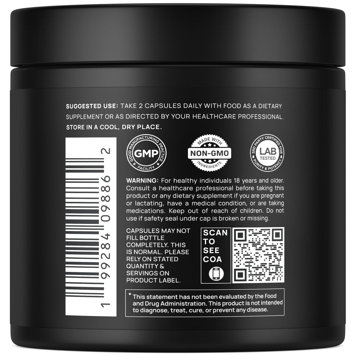 100x Strength Black Shilajit for Men w. 10% Tongkat Ali & Ashwagandha