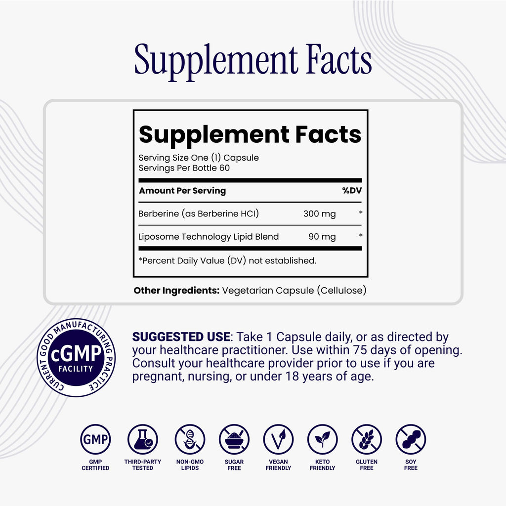 Rho Nutrition Berberine Capsules