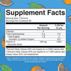 MARYRUTH'S Vitamin C Gummies for Adults & Kids, Immune Support, 60 Servings | Immune Support, 60 Servings