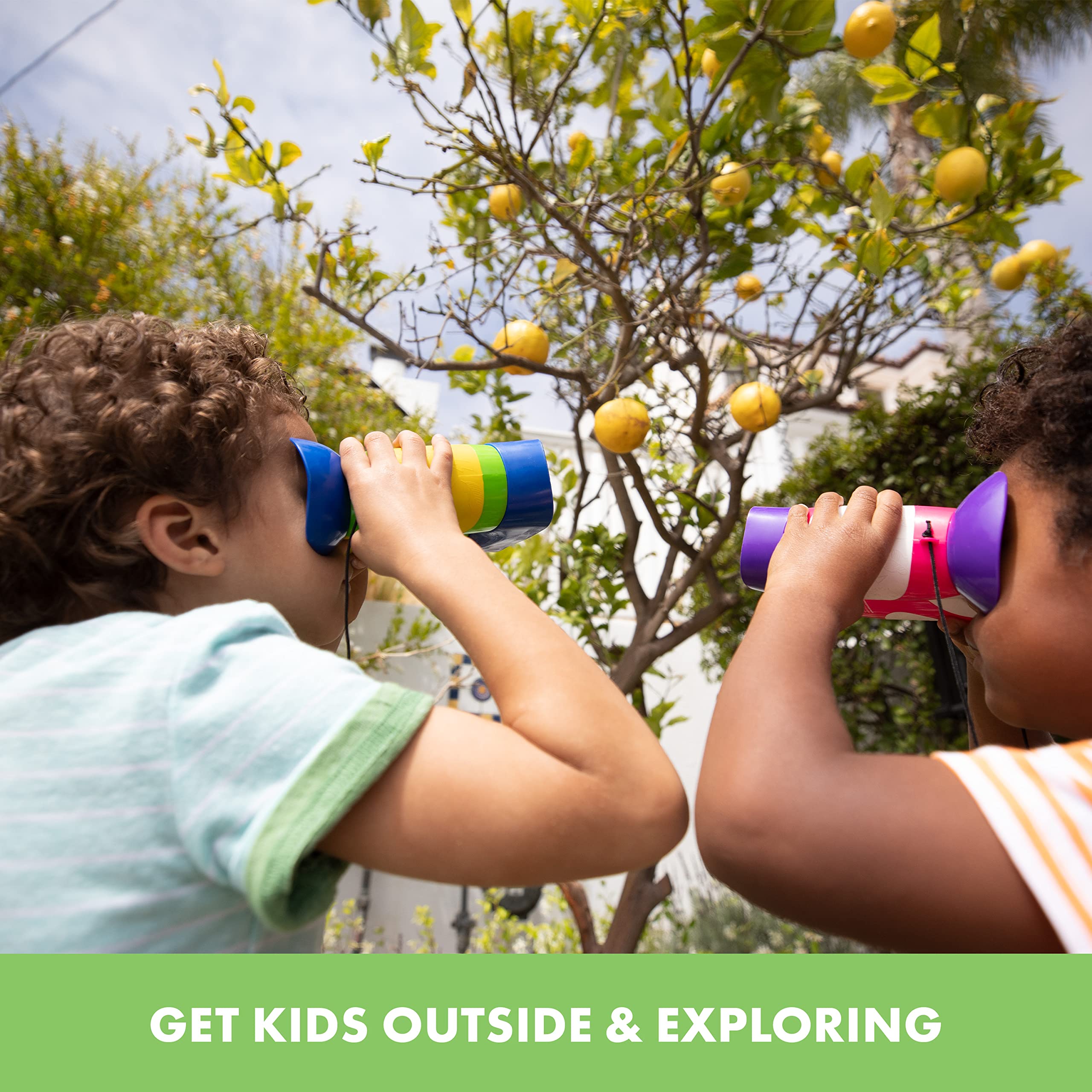 Buy now Educational Insights GeoSafari Jr. Kidnoculars, Binoculars for Toddlers & Kids, Easter Basket Stuffers for Kids, Gift for Toddlers Ages 3+ at indiglob india