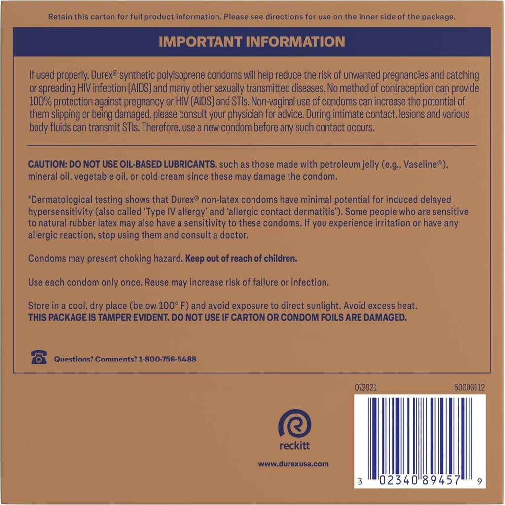 Buy now Avanti Bare Real Feel Lubricated Condoms, Regular Fit, 24 Count, Non Latex Condoms for Men with Natural Skin on Skin Feeling (Packaging May Vary) at indiglob india