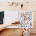 Beautiful Coloring Book Set of 2 for Adult Relaxation - Funny Designs
