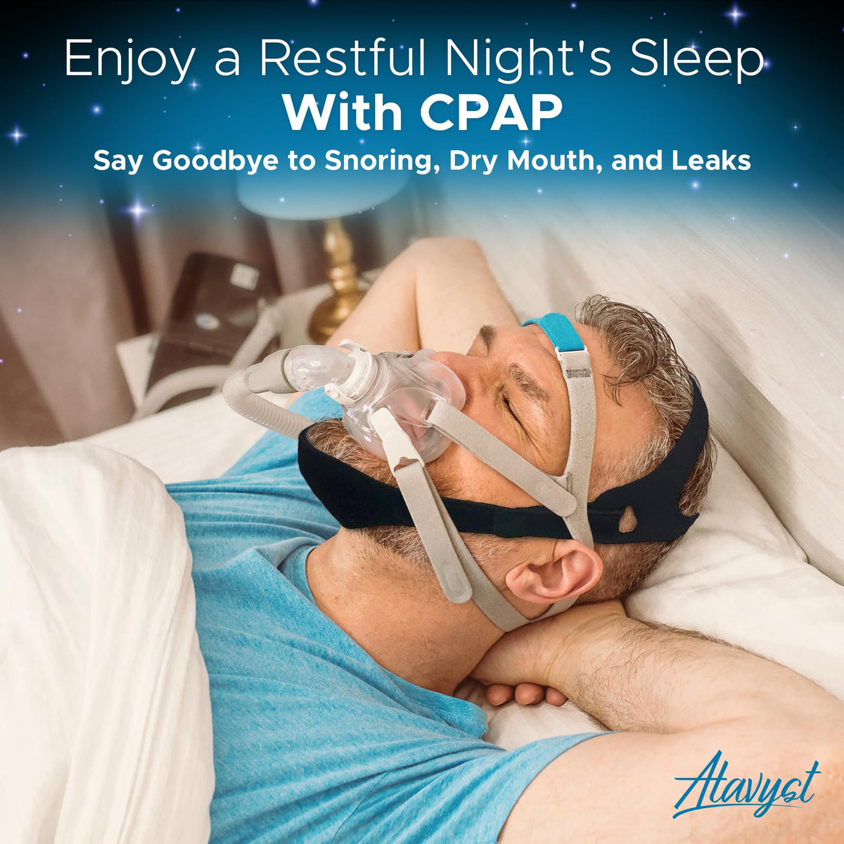 Chin Strap for CPAP Users and Sleeping - Anti Snoring Device