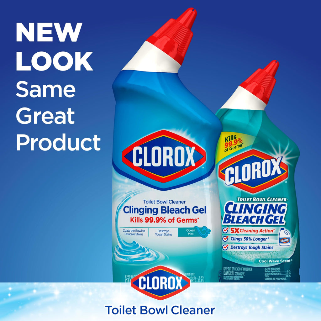 Buy now Clorox Toilet Bowl Cleaner with Bleach Variety Pack - 24 Ounces - Pack of 4 (Package May Vary) at indiglob india
