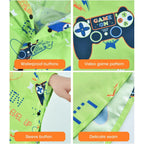 Buy now WAWSAM Lightweight Kids Rain Poncho Reusable Toddler Raincoat Waterproof Rain Jacket at indiglob india