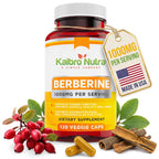 Kaibro Nutra Berberine HCL Supplement 1000mg | Immune System Support