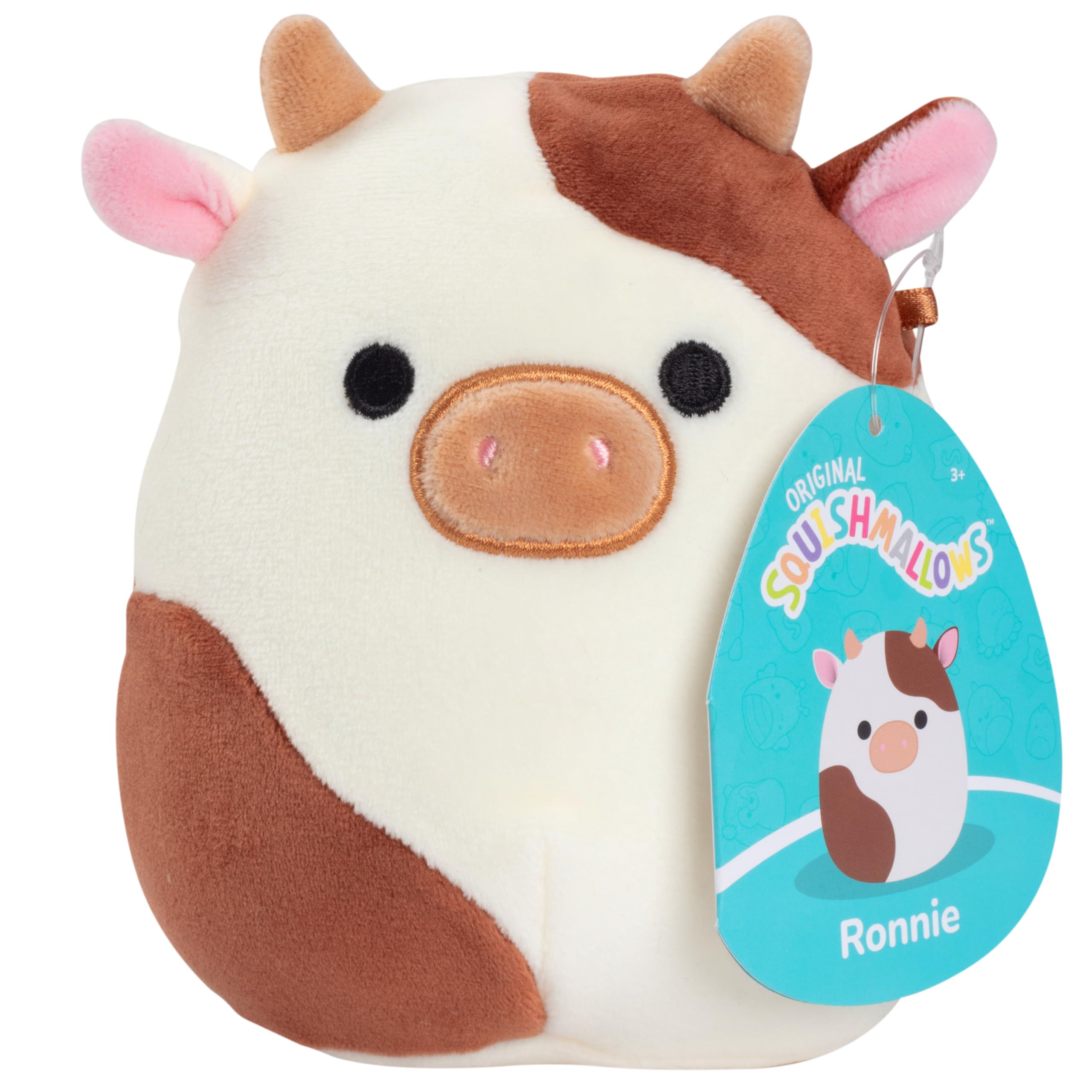 Buy now Squishmallows Original 5-Inch Ronnie The Brown Cow - Official Jazwares Little Plush - Collectible Soft & Squishy Mini Stuffed Animal Toy - Stocking Stuffer Gift for Kids, Girls & Boys at indiglob india