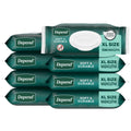 Depend XL Disposable Washcloths for Adults, 8 Packs, 42 Wipes per Pack