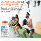 Buy now Doctor's Best Coq10/l-Carnitine/Magnesium Unique Blend, Supports Energy, Muscle Mass & Muscle Recovery, Veggie Caps, 90Count at indiglob india