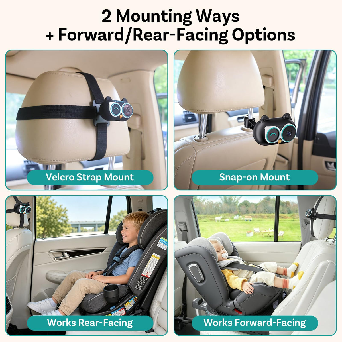 OTTOCAST Cabin Care Baby Car Camera & Wireless CarPlay Adapter
