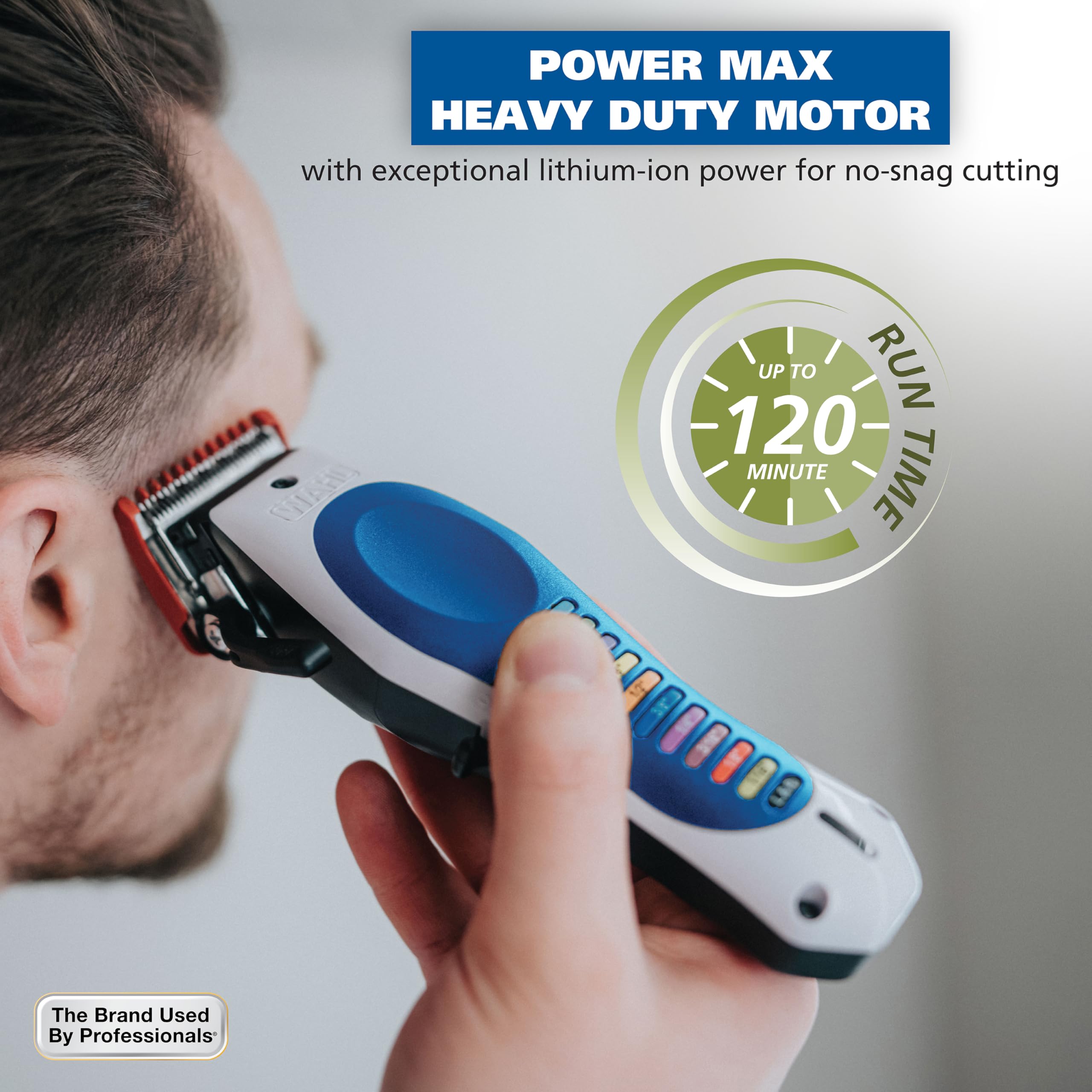 Buy now Wahl Lithium Ion Color Pro Rechargeable Cordless Hair Clippers for Men with Smart Charge Technology and Battery Hair Trimmer for Convenient at Home Haircutting & Touch Ups - Model 3026594 at indiglob india